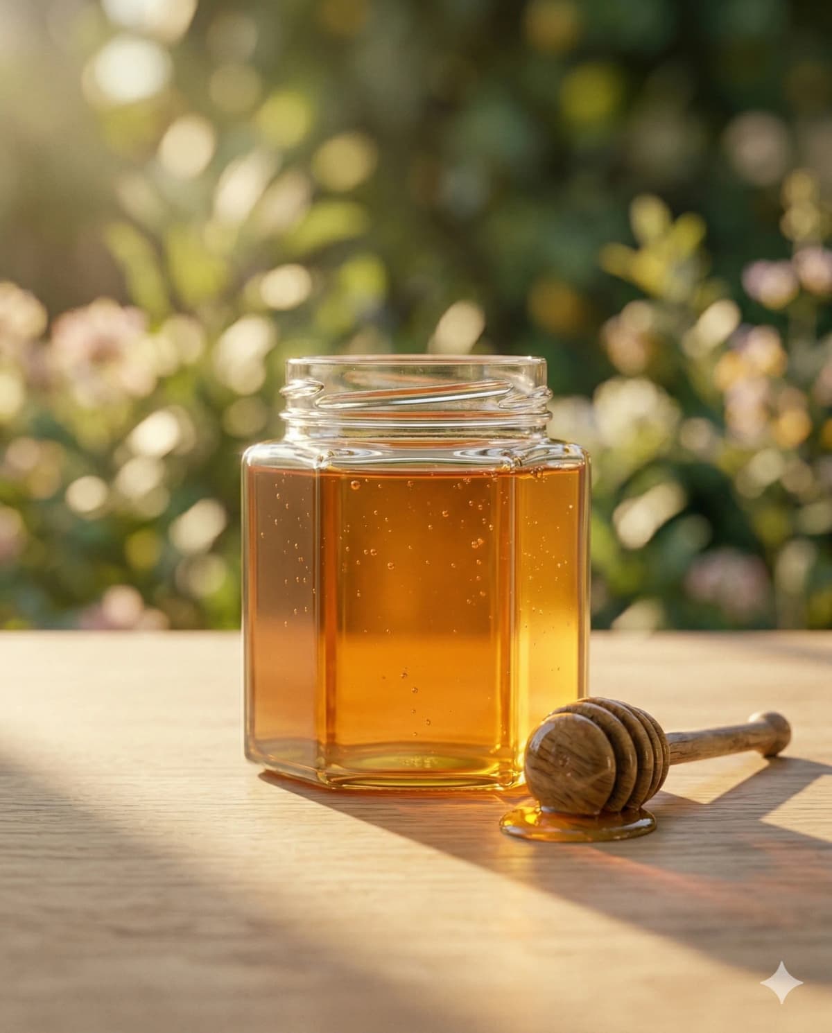 Rustic honey jars